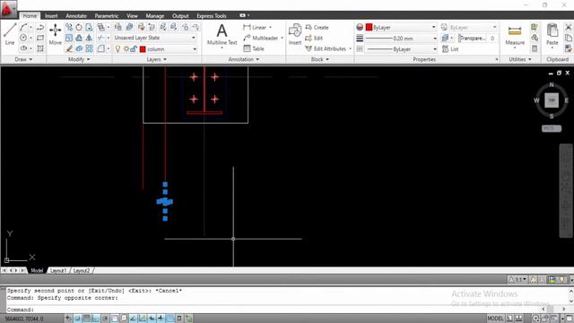 Steel Building Detailing - Autocad 2D Bangla tutorial (Part 09) - Anchor bolt layout plan Part 01 смотреть онлайн
