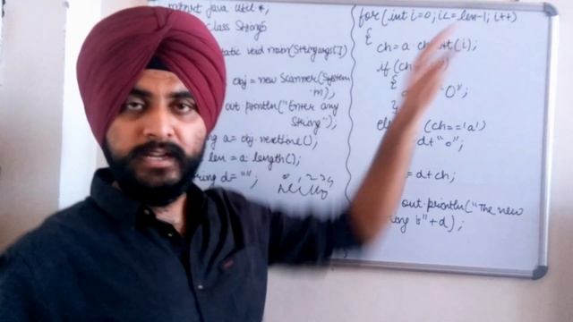 Strings in Java *8|| Input a string and replace the occurence of 'A' with 'O' || Java Programming смотреть онлайн