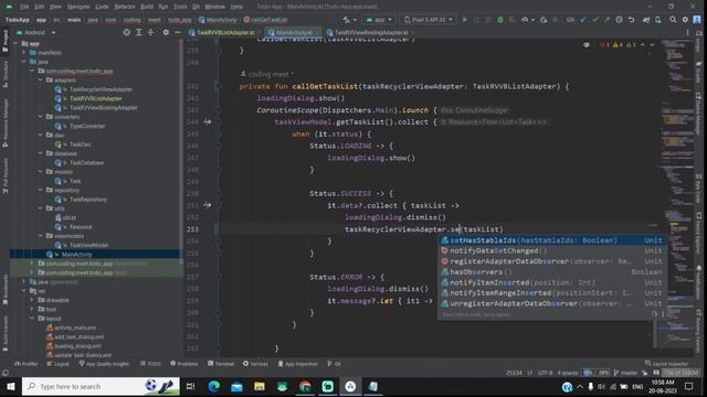 TODO/Note App - 8 | MVVM | Room DB | List Adapter | DiffUtil | Recycler View Android Studio Kotlin смотреть онлайн