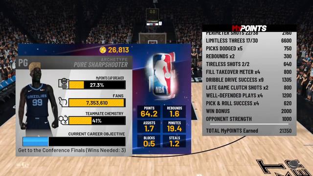 (nba 2k19) MyCareer. No ps plus.. смотреть онлайн