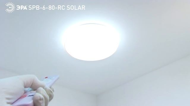 Светильник потолочный светодиодный ЭРА SPB-6-80-RC Solar RGBD динамическое 80Вт смотреть онлайн