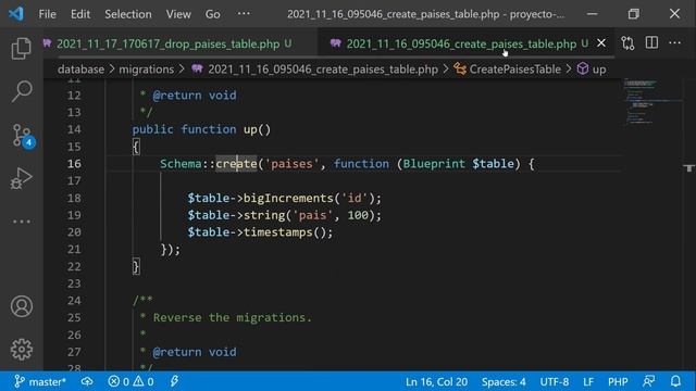 Migraciones Laravel | Eliminar una tabla смотреть онлайн