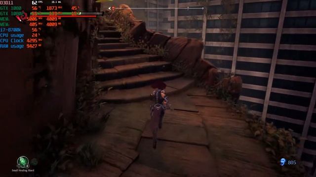 Darksiders 3 story playthrough 1080p with G sync GTX 1080 SLI PC Part 2 смотреть онлайн
