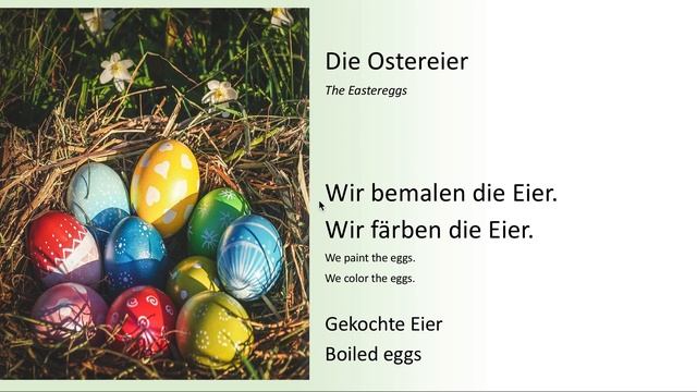 Ostern In Deutschland! Easter In Germany! Wortschatz Vocabulary Osterhase, Ostereier #LearnGerman B