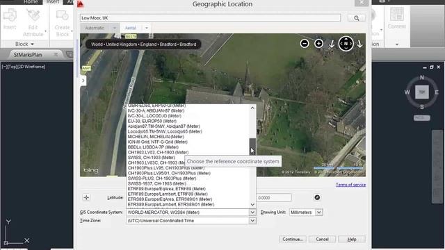 AutoCAD 2014 Geographic Location YouTube смотреть онлайн