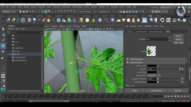 Low Poly Tomato Plant Low-poly 3D model || Maya 2018 | Basic Tutorial смотреть онлайн