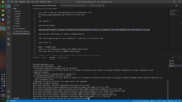 Настройка kubernetes кластера на ubuntu смотреть онлайн