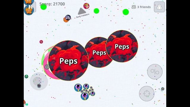 MACRO MASS PILE + CRAZY BATTLE (AGARIO MOBILE GAMEPLAY) смотреть онлайн