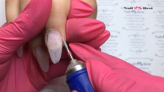 Комби маникюр с ножницами. смотреть онлайн