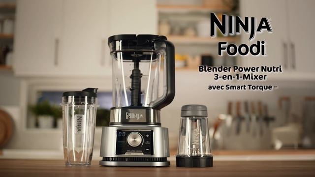 Blender 3 en 1 Ninja Foodi Power Nutri avec Smart Torque смотреть онлайн