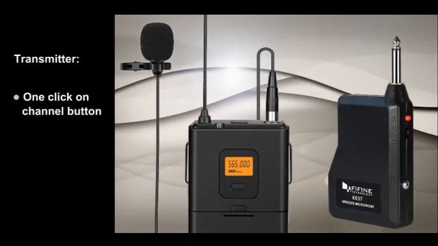 Tutorial on FIFINE Wireless Lavalier Microphone K037/037B смотреть онлайн