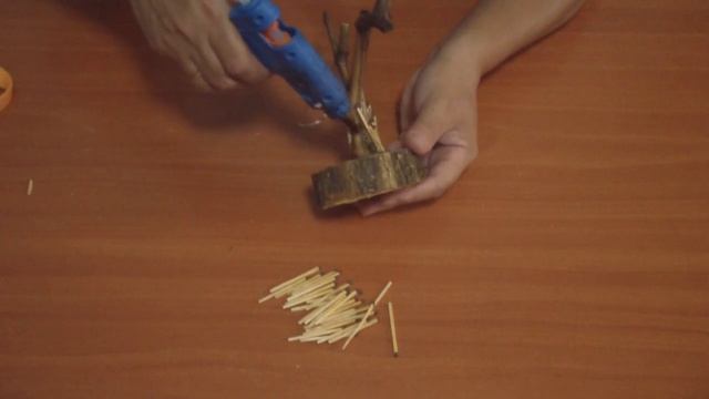 Diy tree from matchsticks * Matchstick crafts / Дeрево из спичек своими руками смотреть онлайн