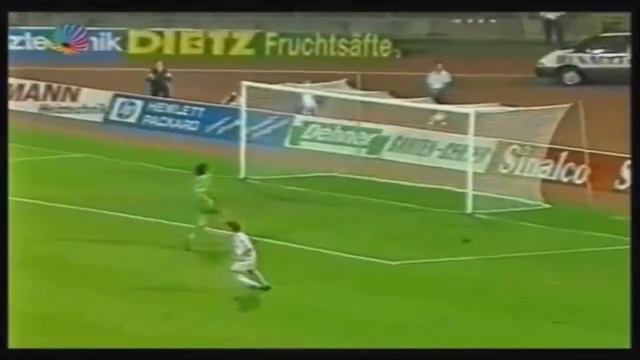 Сергей Кирьяков. Хет-трик за Карлсруэ в матче с Вердером (1992)