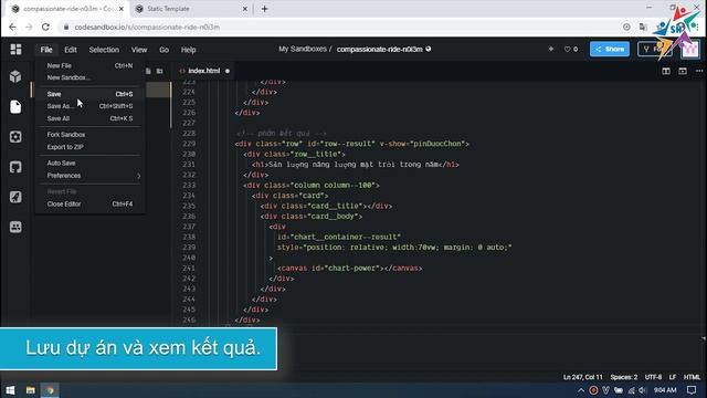 Xây dựng giao diện website bằng codesandbox và ứng dụng tính toán sản lượng mặt trời - Phần 1 смотреть онлайн