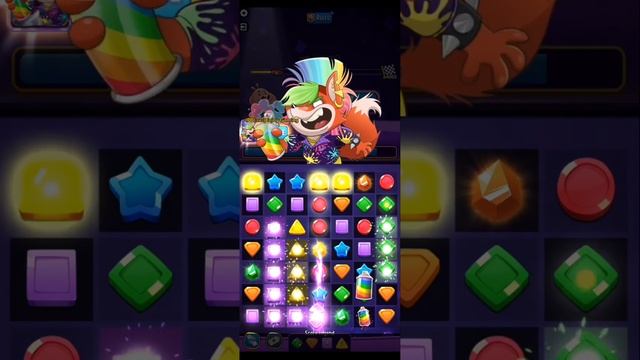 SE Foxy Solo Challenge Score Rally 6 move Color Crystals+ Rainbow ? 4000 Score Match Masters. смотреть онлайн