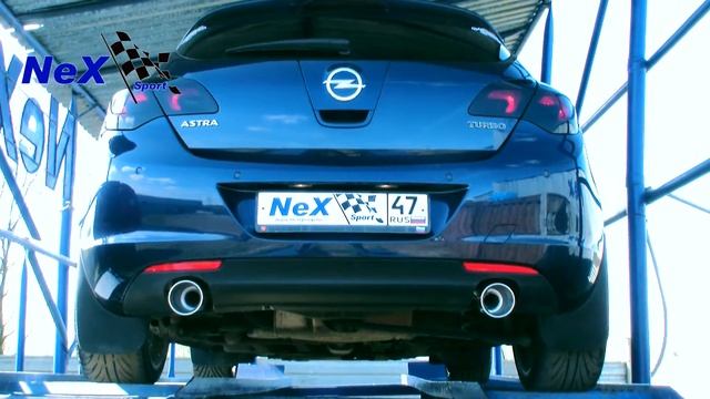 NeX® _Opel Astra J 5D Hatchback. Двойной отвод. Эксклюзив! Абсолютный прямоток. смотреть онлайн