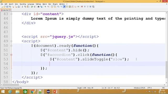 How To Create Accordion using HTML5, CSS3 & jQuery смотреть онлайн