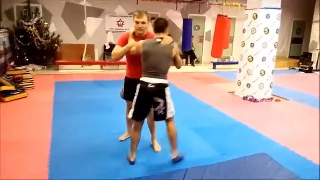 Инструктора рукопашного боя отрабатывают броски ) смотреть онлайн