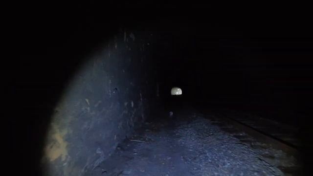 Пешком 628 метров через тоннель 18 bis на Кругобайкальской железной дороге смотреть онлайн