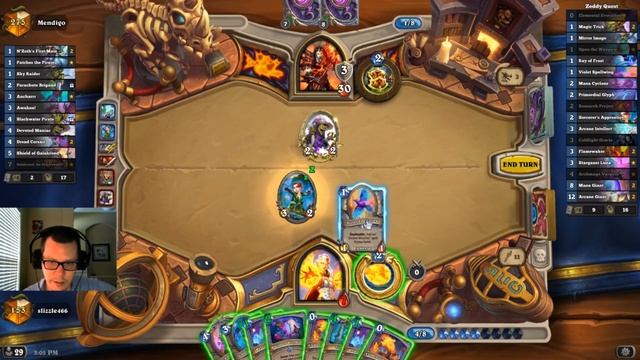 Is Quest Mage Better than Reno Quest Mage? | Descent of Dragons | Wild Hearthstone смотреть онлайн