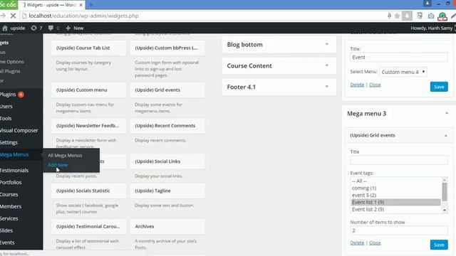 How to create a mega menu for Upside WordPress theme смотреть онлайн