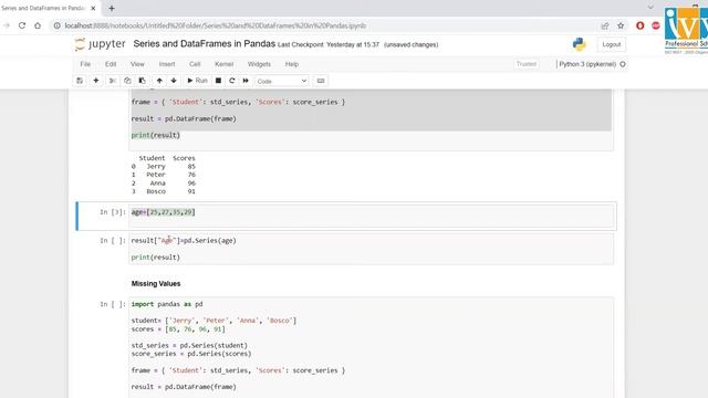 Series and DataFrames in Python-2 | Python Tutorial | Ivy Pro School смотреть онлайн