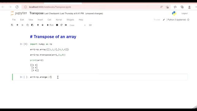 N_28: Transpose & Swapaxes of Numpy Array смотреть онлайн