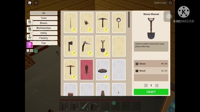 How To Make An Iron Axe And Pickaxe Roblox Islands смотреть онлайн