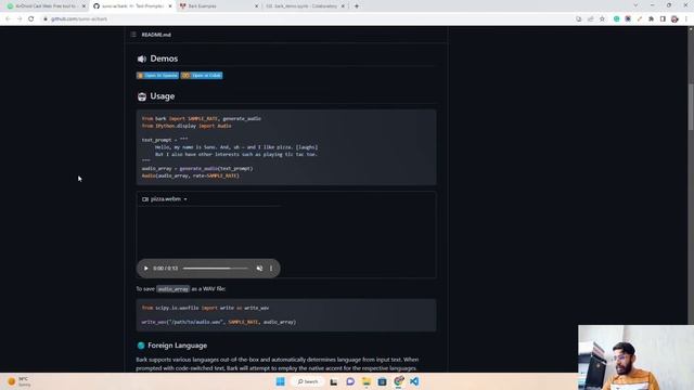 Meet Bark (New Text to Speech Model): Clone Any Voice to Generate Music and Speech смотреть онлайн