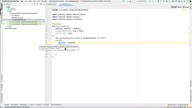 Custom Button to prevent double Click(android jetpack compose) смотреть онлайн