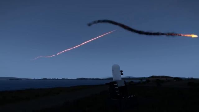 ファランクス トマホーク 巡航ミサイルを撃墜の瞬間 シウス CIWS Phalanx Cruise Missile BGM-109 Tomahawk
