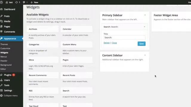Wordpress Widgets - Quick Tutorial смотреть онлайн