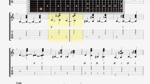 Beatles The   Being For The Benefit Of Mr  Kite GUITAR 1 TABLATURE