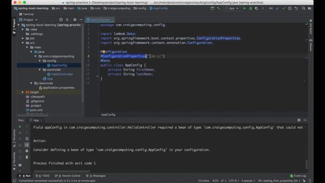 Spring-boot - Reading From Properties Files смотреть онлайн