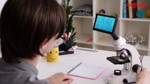 Микроскоп школьный Эврика 40х-1280х LCD цифровой