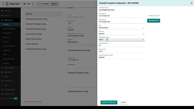 EKS Anywhere (EKS-A) BareMetal Provisioning using Rafay Kubernetes Operations Platform смотреть онлайн