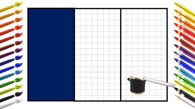 ??Aprende a dibujar la bandera de Francia ?? - Dessine le drapeau de la France?? смотреть онлайн