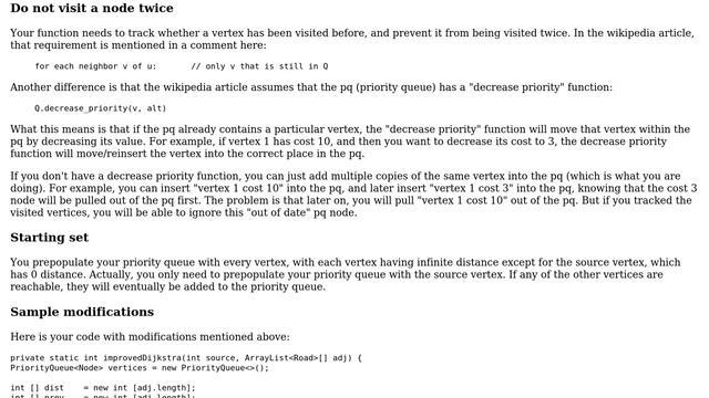 Code Review: Dijkstra's algorithm using priority queue running slower than without PQ смотреть онлайн