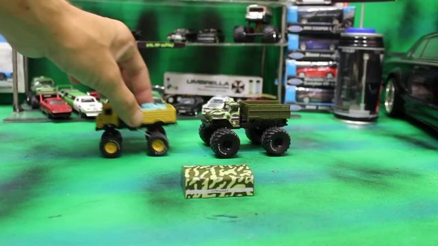 184 УРАЛ 4320 на арочных колёсах  URAL 4320 Monster Truck  Тюнинг модельки