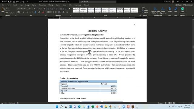 How to use a BOX TRUCK COMPANY Business Plan Template by Paul Borosky, MBA. смотреть онлайн