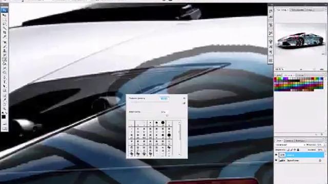 Тюнинг Lamborghini в Фотошоп смотреть онлайн