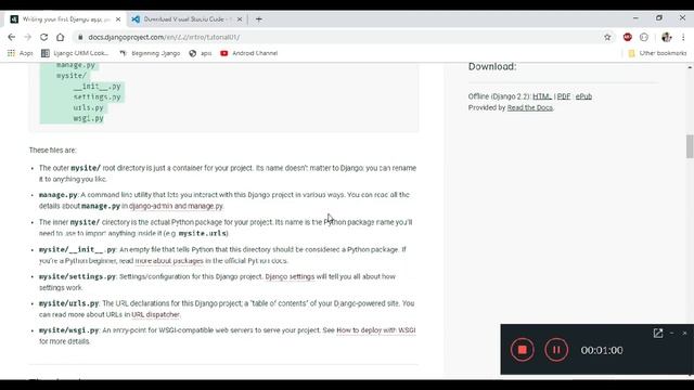 CRUD Application in Django || Part-2 || Environment Setup смотреть онлайн