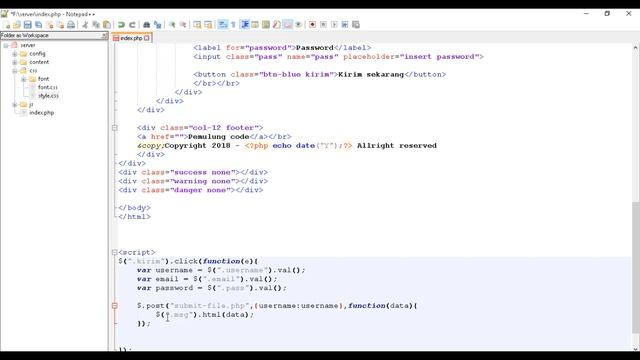 submit form html | submit form tanpa refresh halaman | dasar php untuk pemula смотреть онлайн