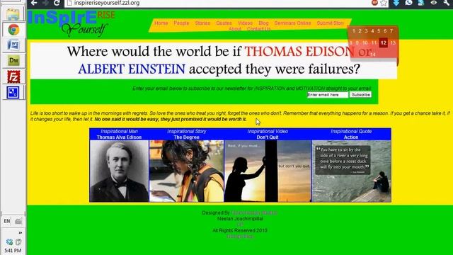 Project Dev Tour: InspireRiseYourSelf - Website (Scrapped) - HTML, PHP, CSS, JavaScript, Creativity смотреть онлайн