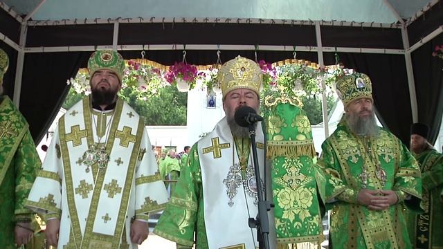 Крестный ход на праздник прп. Иоанна Затворника смотреть онлайн