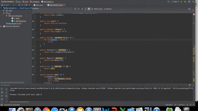 Singly Linked List in Java 09 - contains Method смотреть онлайн