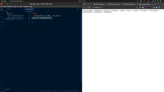 Php [ Dərs23] - Php-də Tarix və saat işləmləri 2 | Date and Time in Php смотреть онлайн