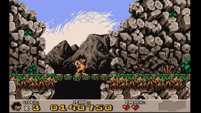 [HD 60fps] Prehistorik 2 (DOS) (Expert) - Level 1 100% - Mountain Bridges смотреть онлайн