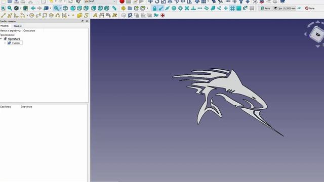 FreeCad Масштабирование картинки смотреть онлайн