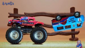 Мультик гонки Монстр Трак - Полиция - MONSTER TRUCK